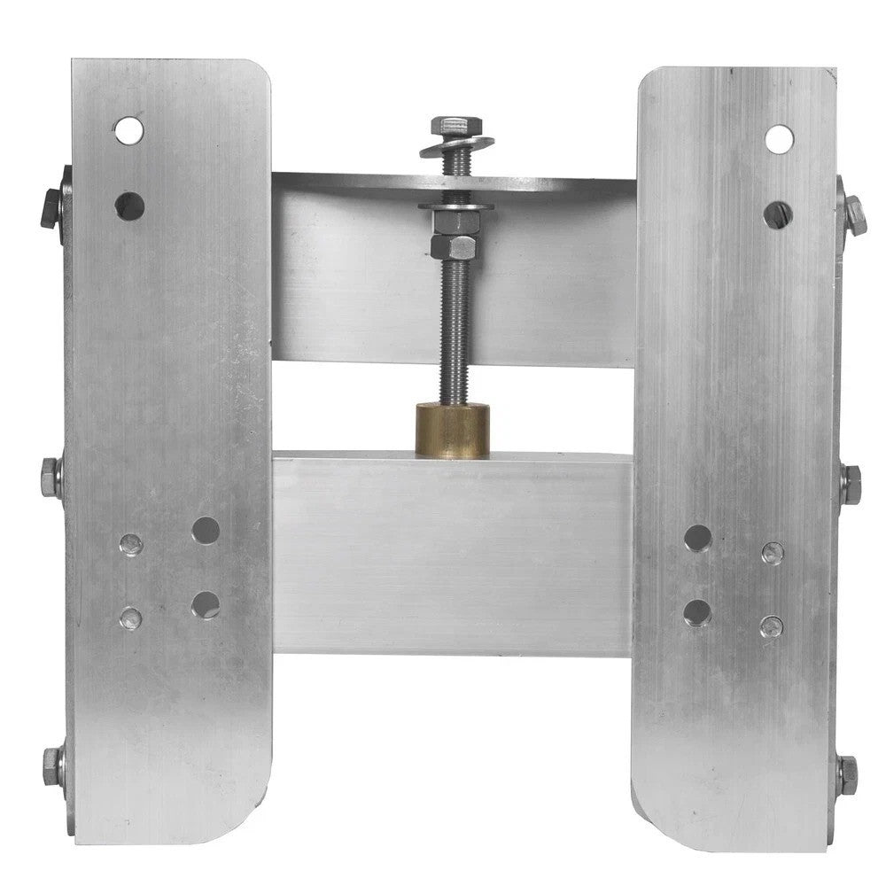 Adjustable 4'' Set Back Jack Plate Manual Power Lift Transom Outboard Boat Motor