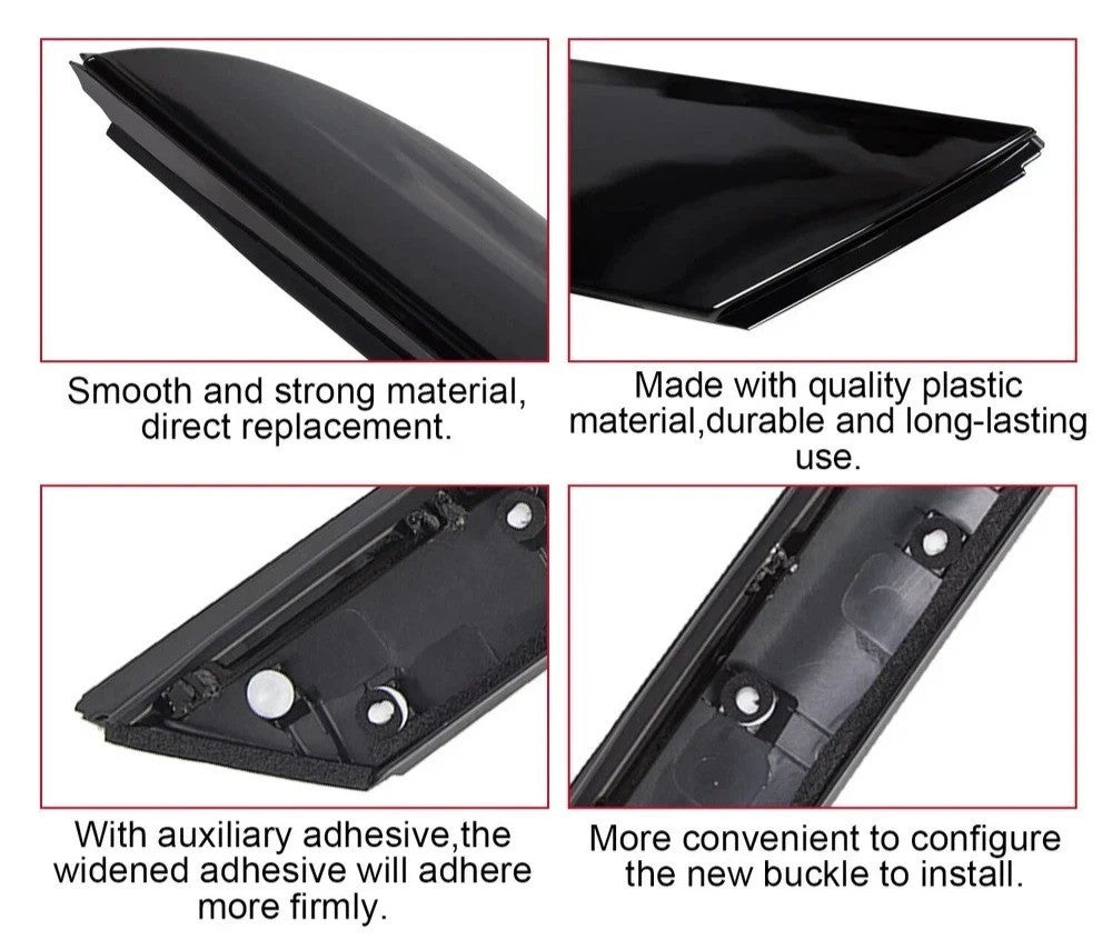 For KIA Soul 2010-12 13 Right Passenger Exterior Molding Windshield Pillar Trim