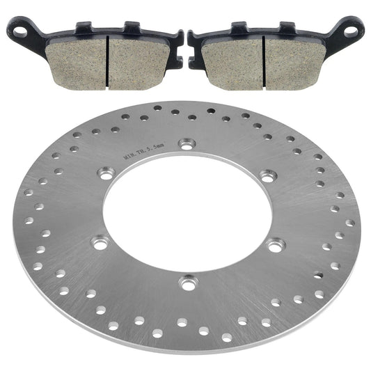 Rear Brake Disc Rotor Pad for Honda VTX1300S VTX1300C VTX1300R VTX1300T 2003-09