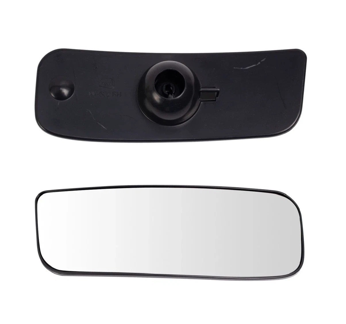 Exterior Side View Door Mirror Lower Convex Glass RH for Nissan NV Van Non-Tow