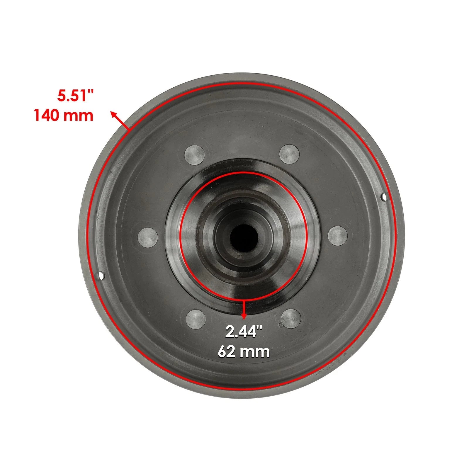 Caltric Wet Clutch Housing Kit For Arctic Cat 700 H1 EFI 4x4 Auto 200-2011