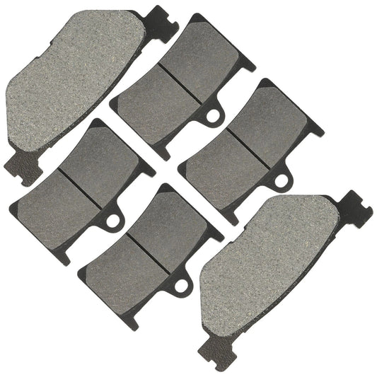 Front & Rear Brake Pads for Yamaha XV1700 Road Star 1700 Warrior 2002-2009