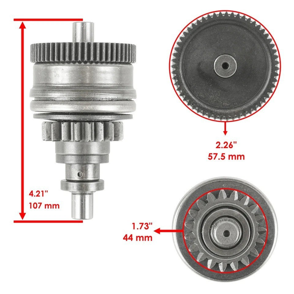 Starter & Drive for Yamaha Waverunner GP1200 GP1200R 1997 1998 1999 2000-2008