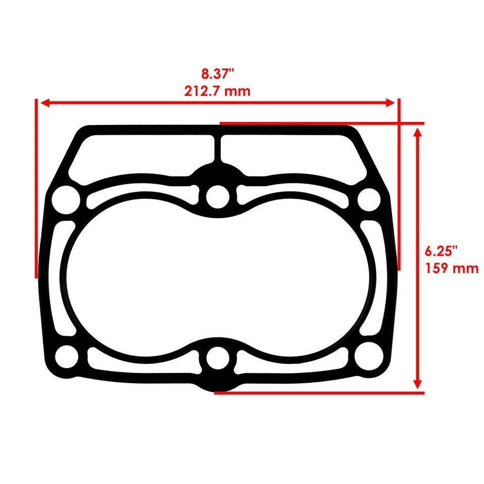 Cylinder Head and Base Gasket fits Polaris RZR 4 800 EFI 2011 2012 2013 2014