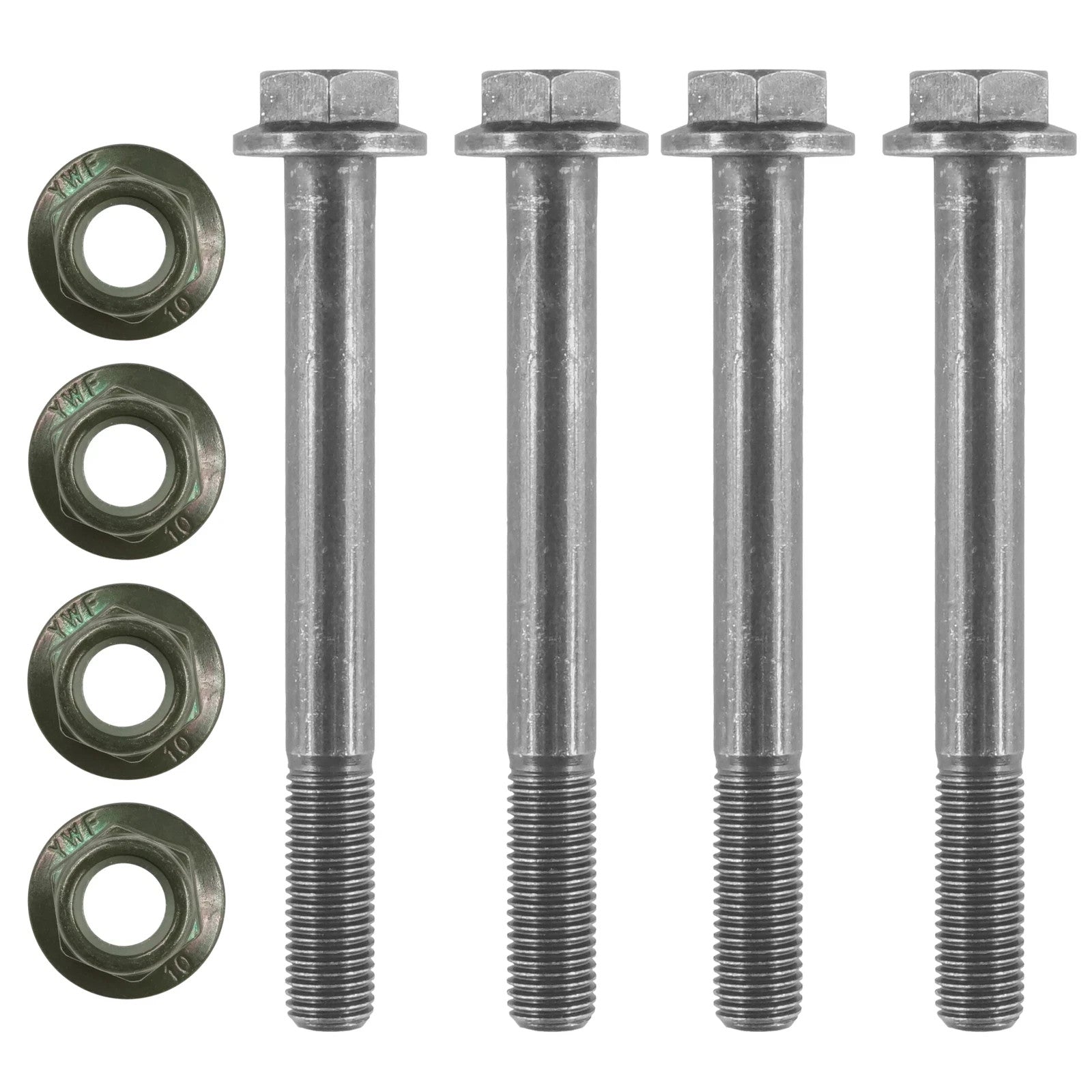 4x Caltric Control A-Arm Screw Bolt w/ Nut for Polaris 7518560 7519043 7547333