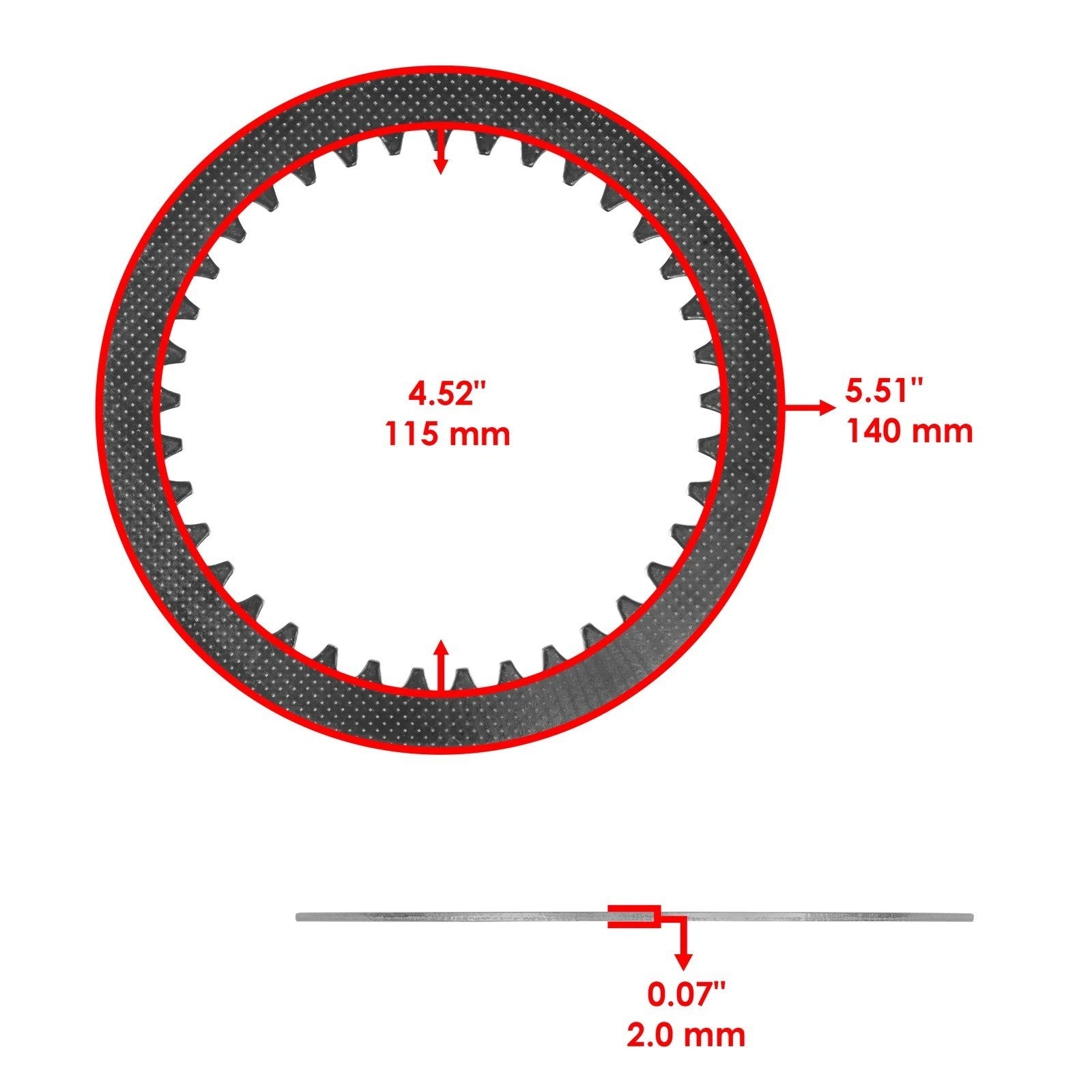 Clutch Friction Steel Plates and Gasket Kit for Suzuki LT-F400 Eiger 400 2003-08