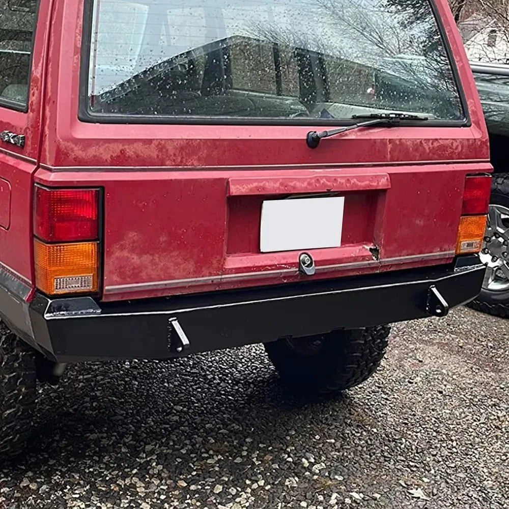 DIY Rear Bumper Complete Metal Kit Winch Bumper for 1984-2001 Jeep Cherokee XJ