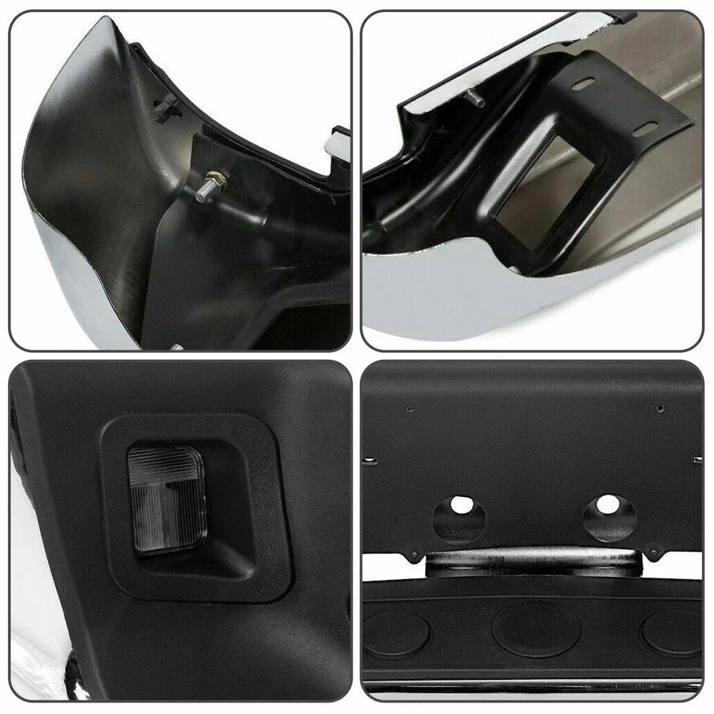 For 2002-2008 Dodge Ram 1500 03-09 2500 3500 Chrome Rear Step Bumper Assembly