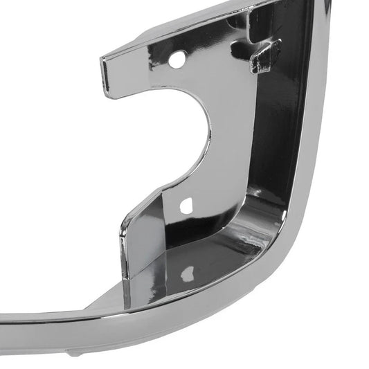 HECASA Chrome Headlights Trim Bezel Pair For 1992-1996 Ford Bronco F150 Pickup