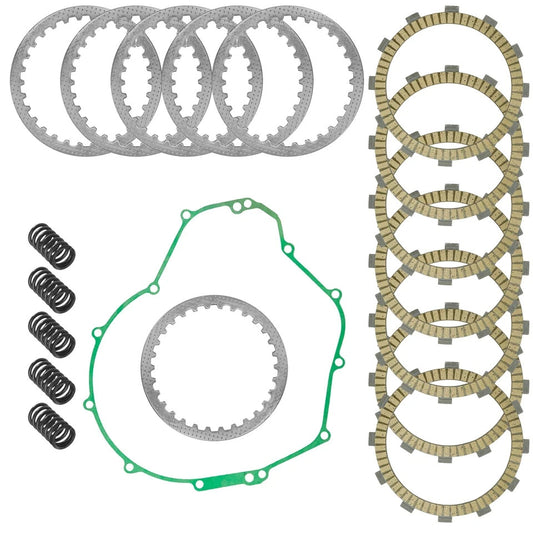 Clutch Friction Steel Plates Spring Gasket Kit for Kawasaki ER-6N ER650 2006-08