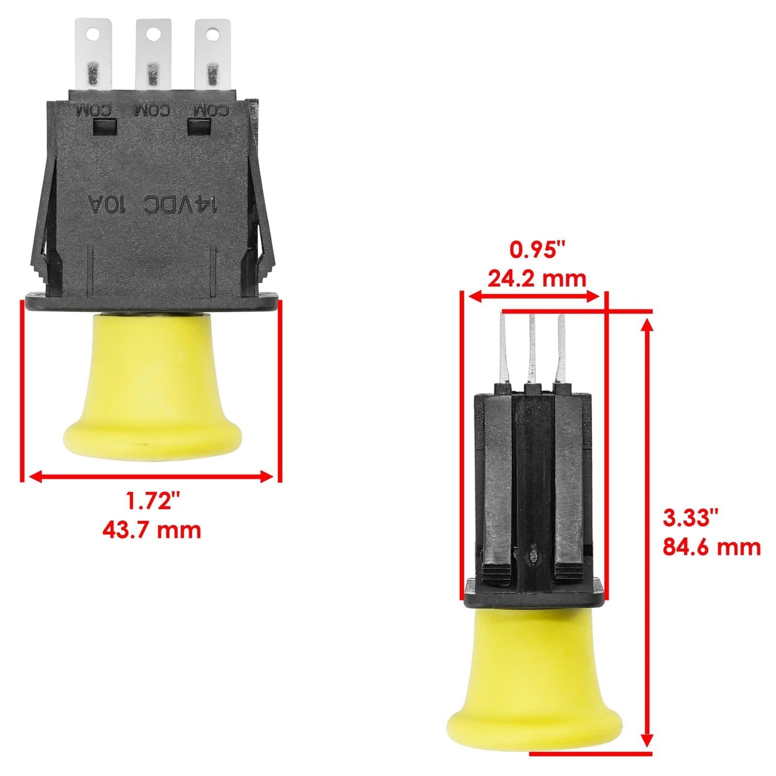 Caltric PTO Switch For Cub Cadet RZT-L42 RZT-L46 42" 46" RZT Zero-Turn Mower