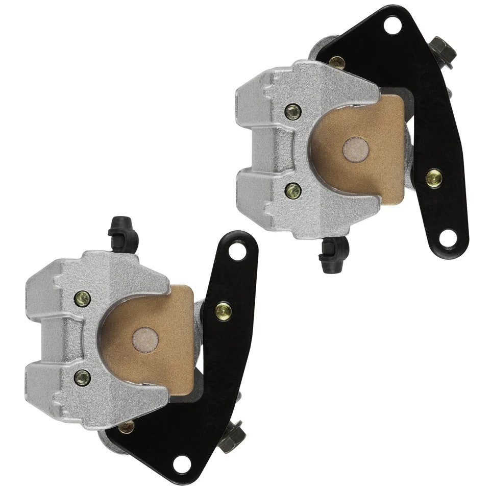 Front Left Right Brake Caliper W/Pads For Yamaha Kodiak 400 YFM400 4X4 2X4 99-06