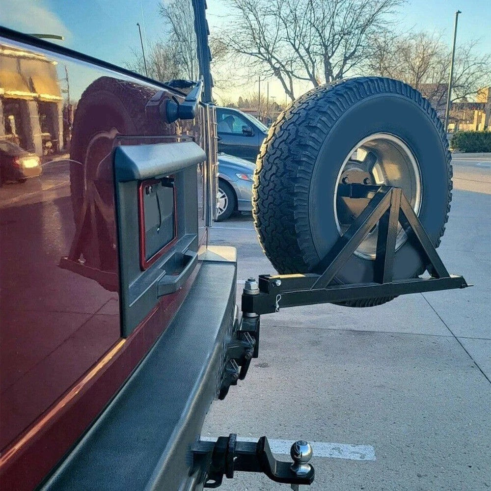 HECASA Heavy Duty Spare Tire Carrier Mount w/Drop Down Option For All Hummer H2