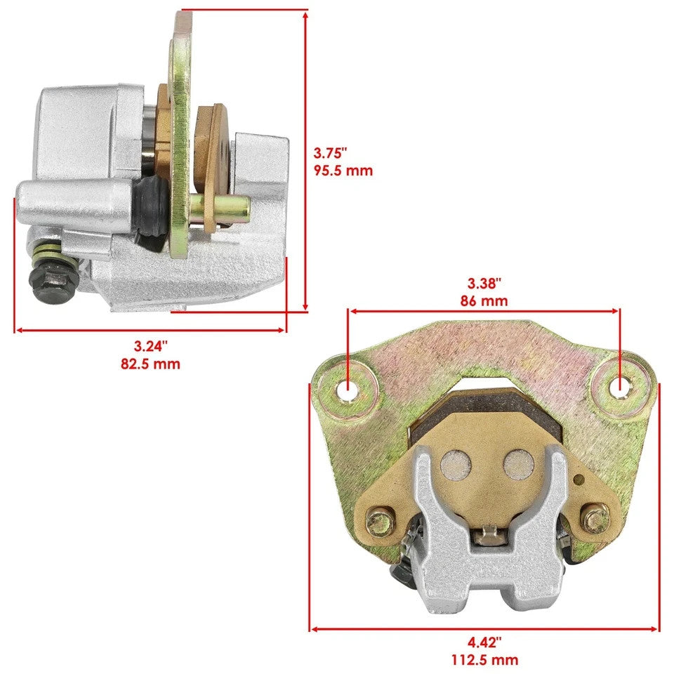 For Suzuki Vinson 500 LT-A500F LTA500F 4X4 Auto 2003-04 Rear Brake Caliper W/Pad