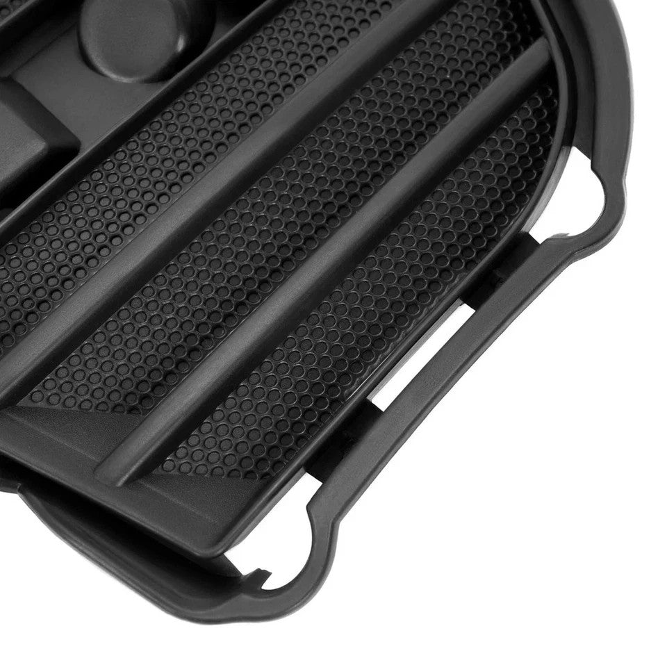 HECASA New Black Passenger Side Fog Light Cover For Ford Mustang 2013-2014