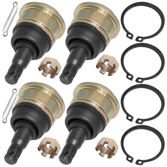 for Yamaha Raptor 660R YFM660R 2001-2005 Upper and Lower A-Arm Ball Joints 4 Pcs