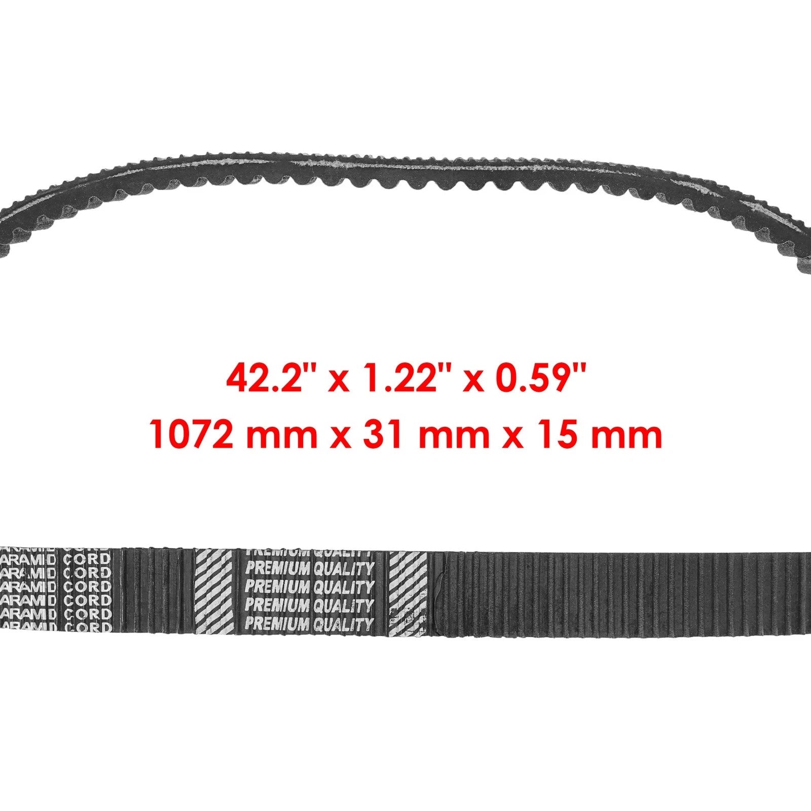 Aramid Clutch Drive Belt For Polaris General 4 1000 2017-2023 / ACE 500 2018-19
