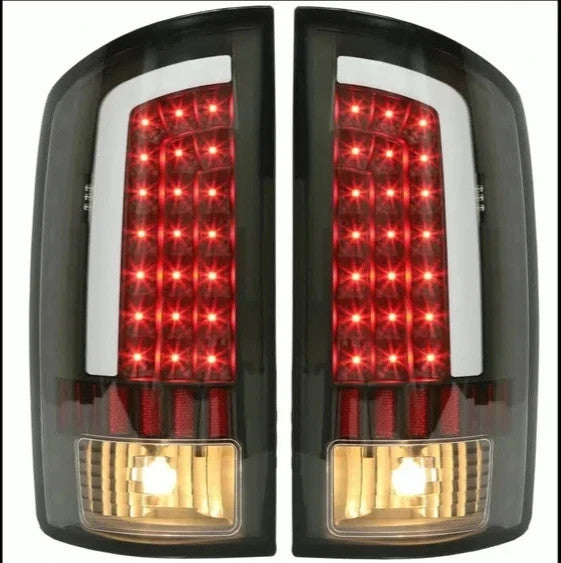 LED Tail Lights Lamps Clear Lens For 2002-2006 Dodge Ram 1500 03-06 2500 3500