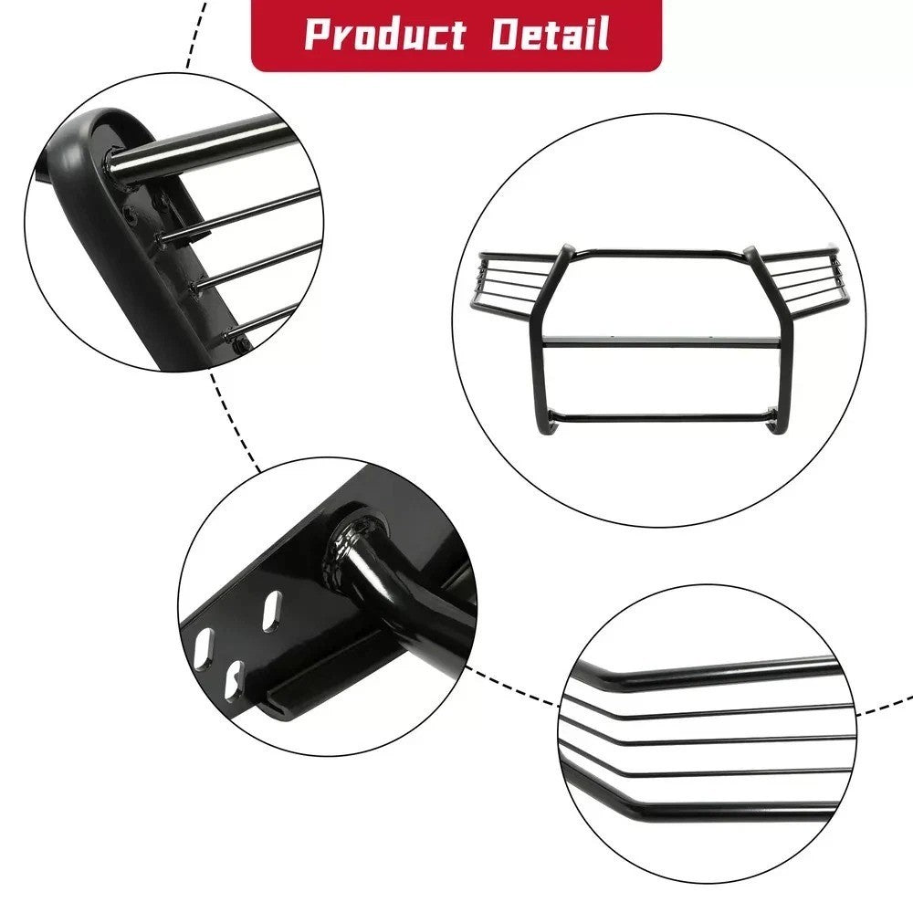 Fits Toyota Tacoma 2016-2023 Bumper Brush Grill Guard In Black Powder Coated