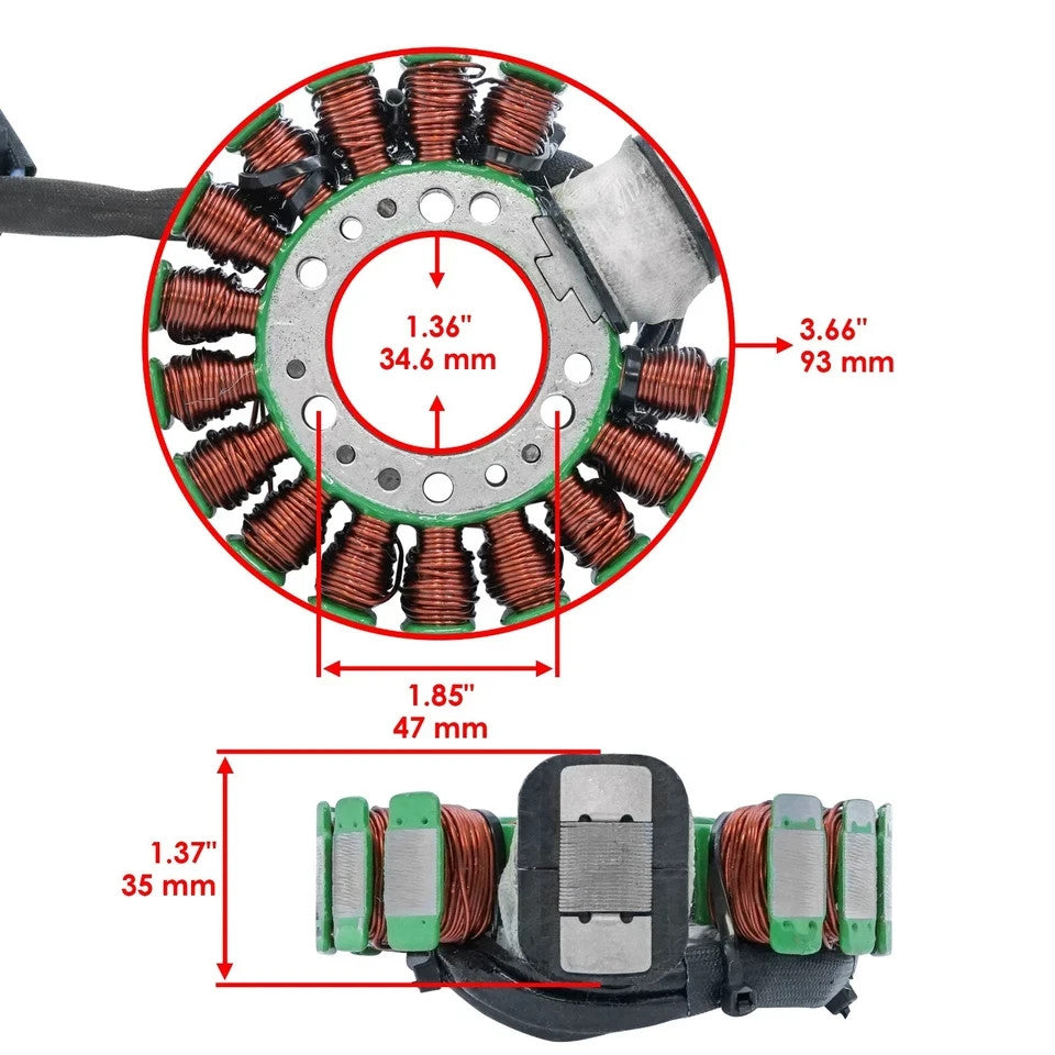 Stator for Yamaha 4BD-85510-20-00 Stator Generator Alternator Magneto