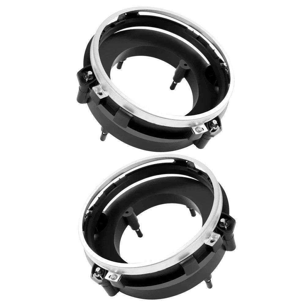 HECASA Headlight Bulb Brackets Buckets For Jeep Wrangler 1997-06 # 110383 110384