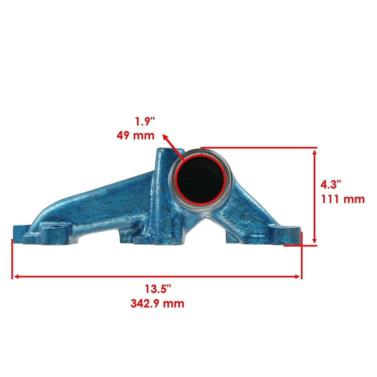 Exhaust Manifold For Ford 3300 3310 3330 3400 3500 4000 4100 4110 41404190 4200