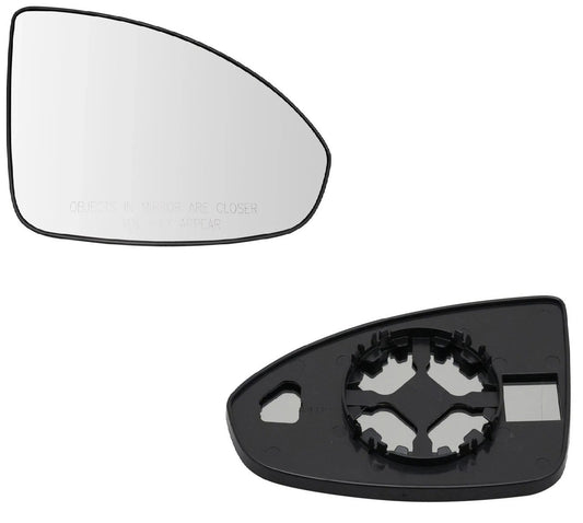 Exterior Mirror Glass with Backing Plate Passenger Side RH for Chevy Cruze New