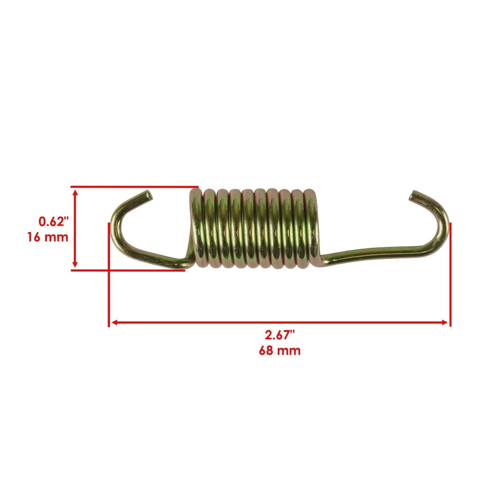 Exhaust Muffler Spring Kit for Polaris Snowmobile 550 Indy 2014 2015 2016 - 2023