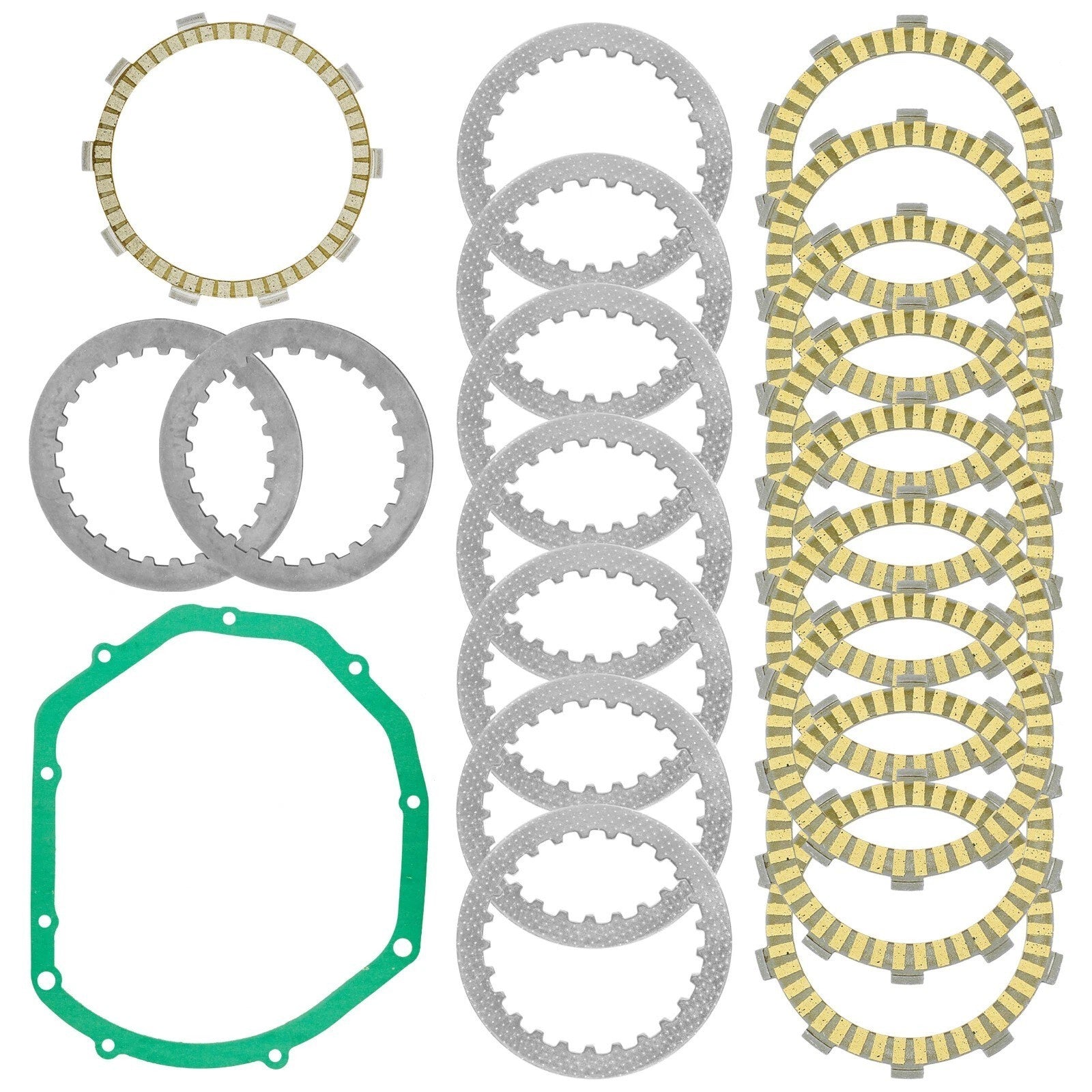 Clutch Friction Plates And Gasket for Suzuki Bandit 1200 GSF1200 2001-2005