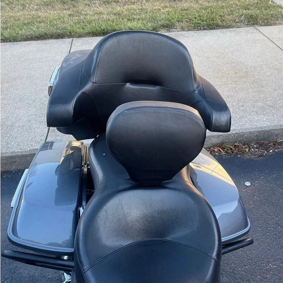 King Chopped Trunk Wrap-around Backrest Pad For Harley Touring Road Glide 2014+