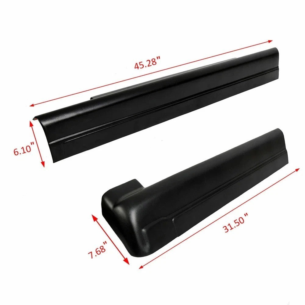 HECASA Rocker Panels Guard For 99-06 Silverado/GMC Sierra Extended Cab 14068