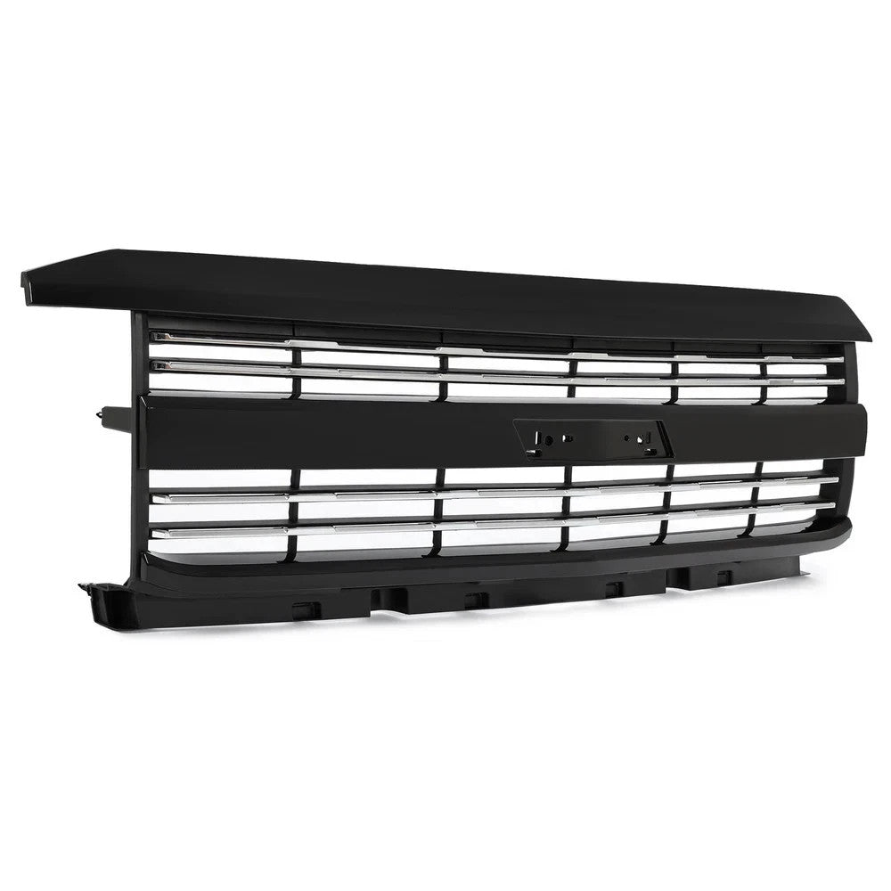 Fits Silverado 2500 HD 3500 HD 2015-2019 Factory Style Grille Hood Black Painted