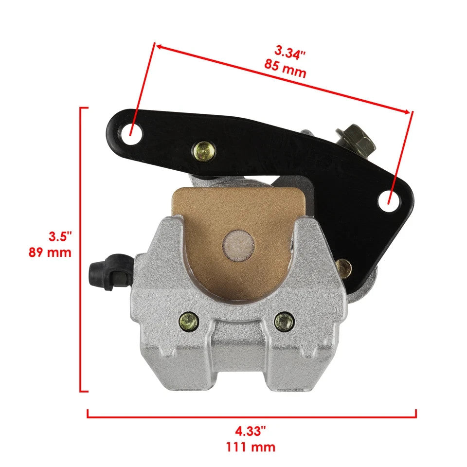 for Yamaha  Bruin 350 YFM350 2004-2006 Front Left Right Brake Caliper W/ Pads