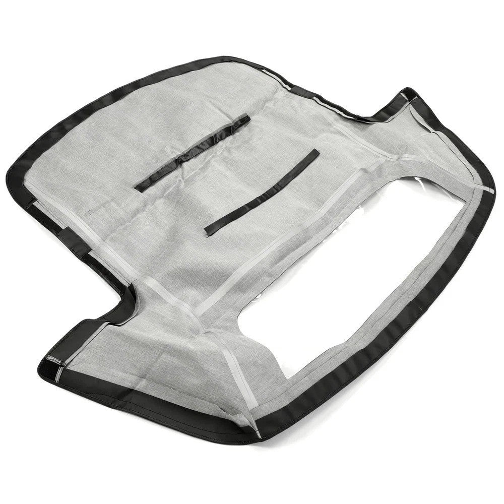 HECASA Black Convertible Soft Top W/ Clear Window For Chevy C4 Corvette 1994-96