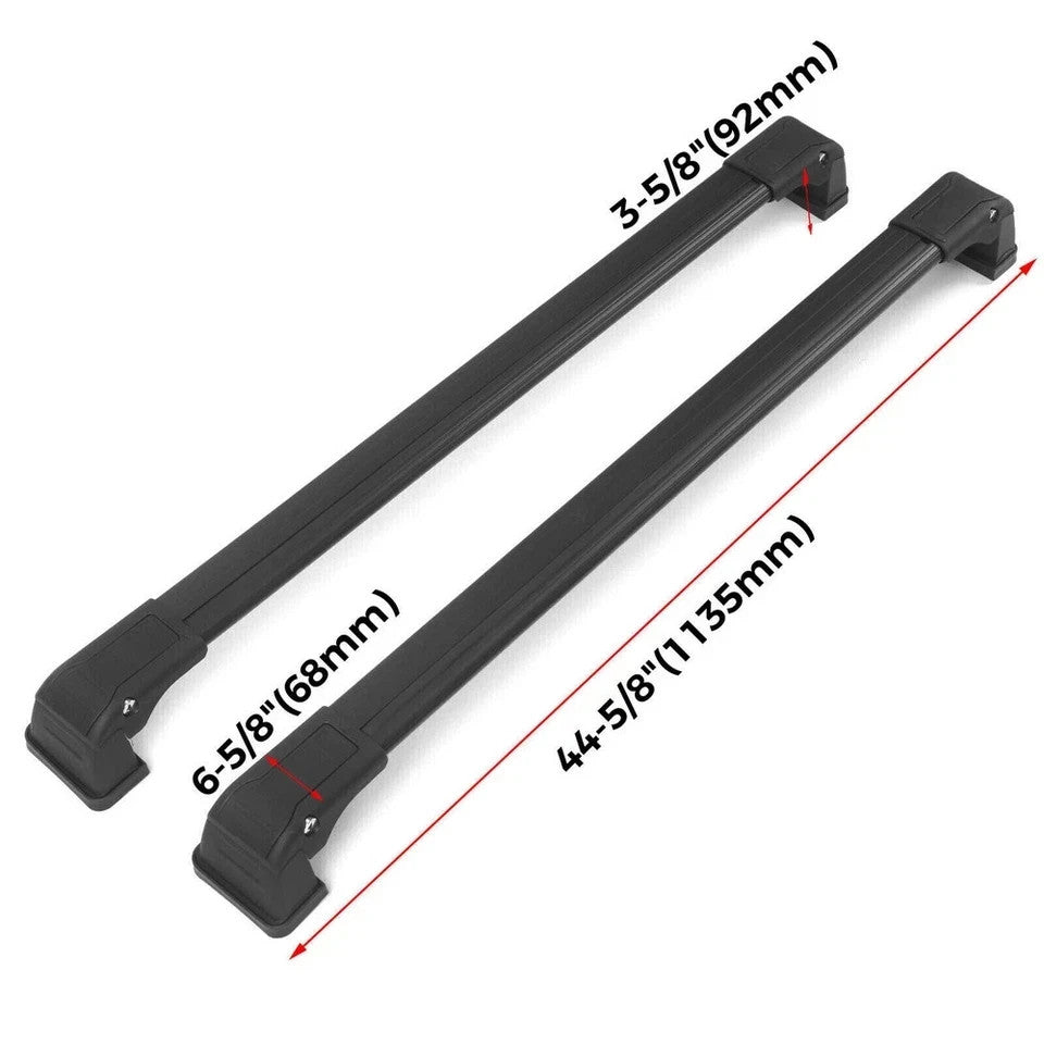 Roof Rack Cross Bar Luggage Carrier  Aluminium Lockable For Kia Soul 2014-2019