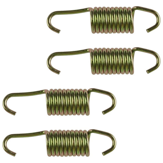 4x Caltric Exhaust Muffler Spring For Polaris 7642029 7042029
