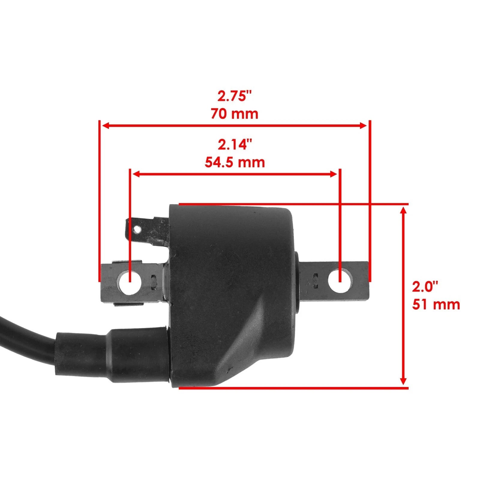 Ignition Coil w/ Spark Plug Cap for Honda TRX450R 2004-2009 30500-HP1-003