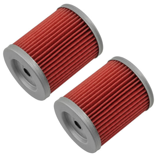 for Suzuki LTF250 LT-F250 Ozark 2002-2014 Oil Filter 2-Pack