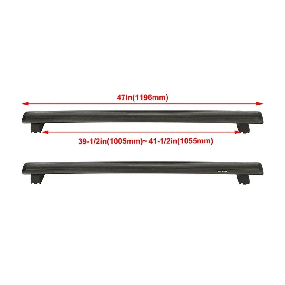 150LBS Roof Rack Cross Bars Luggage Carrier For Jeep Grand Cherokee 2011-2022
