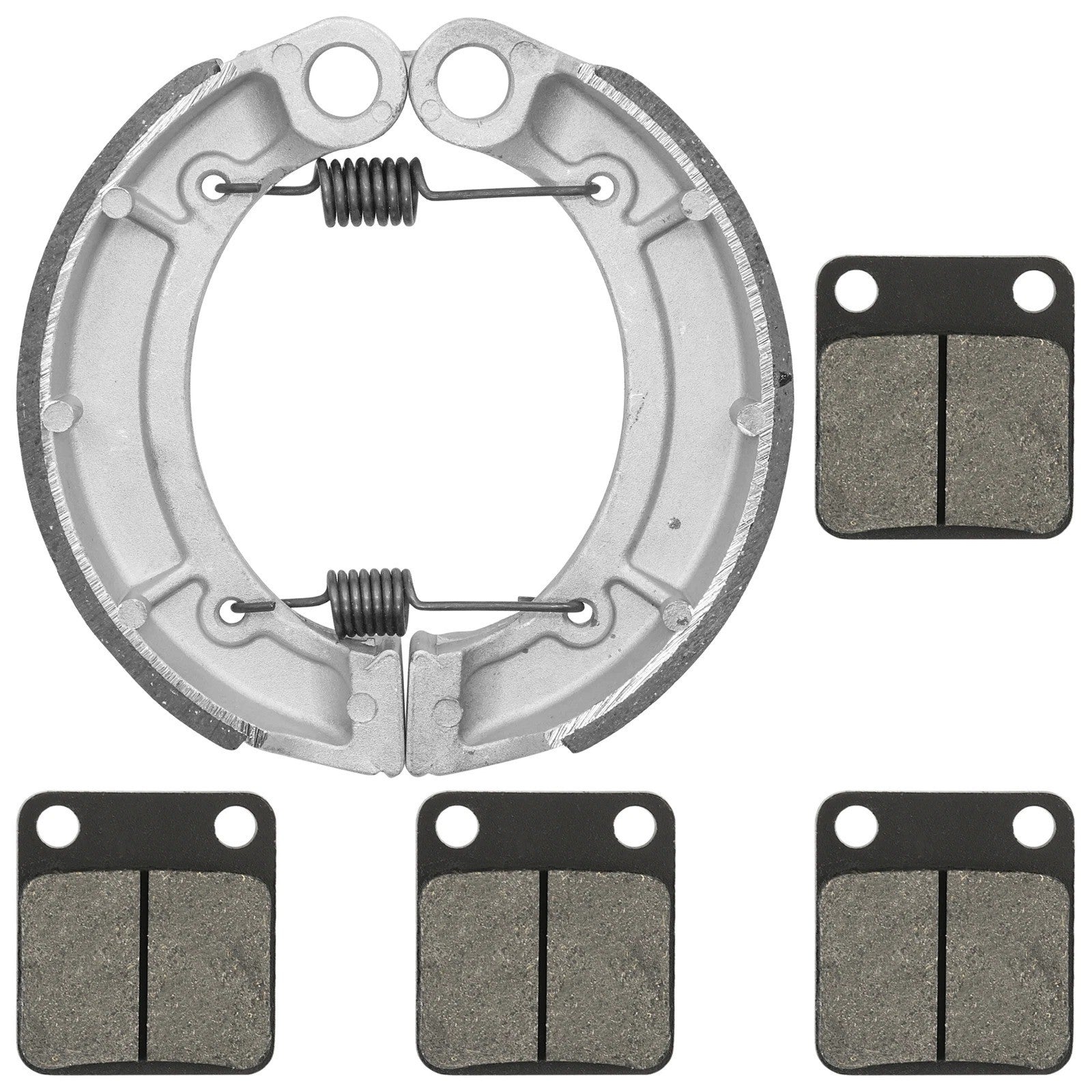 for Yamaha Grizzly YFM350 YFM 350 Front Rear Brake Pads Shoes 07 08 2009 10 2011