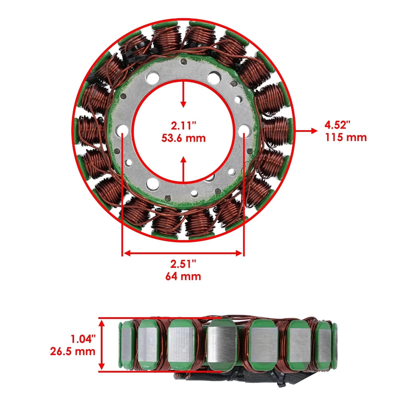 Stator & Gasket & Regulator for Honda VT600Cd Shadow 600 VLX Deluxe 1993-1998