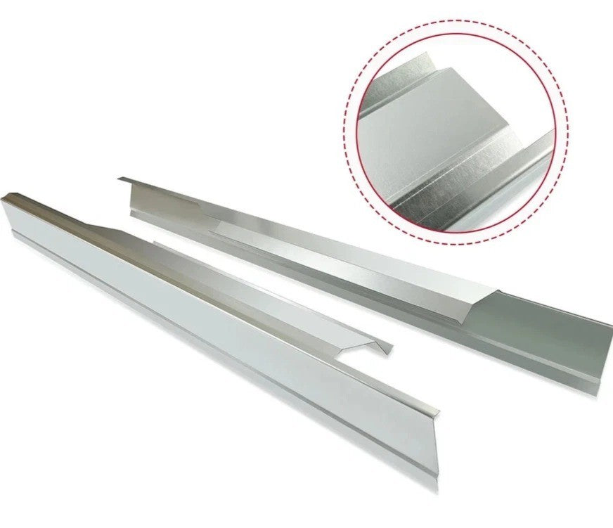 HECASA Pair Rocker Panels For 97-03 Ford F-150 04 Heritage Pickup Extended Cab
