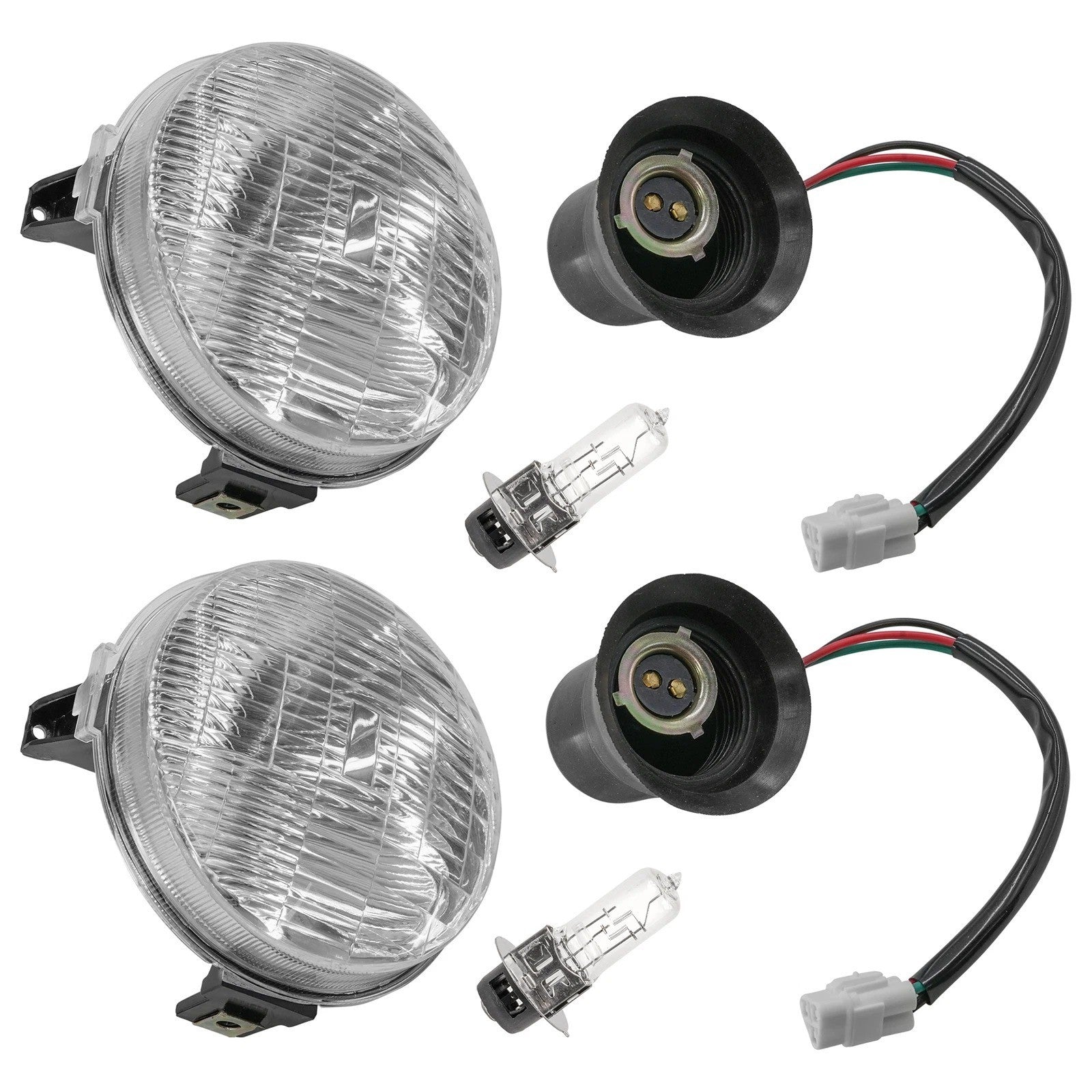 Headlight Kit For Yamaha Grizzly 350 YFM350 YFM 350 2007-2014 Left & Right