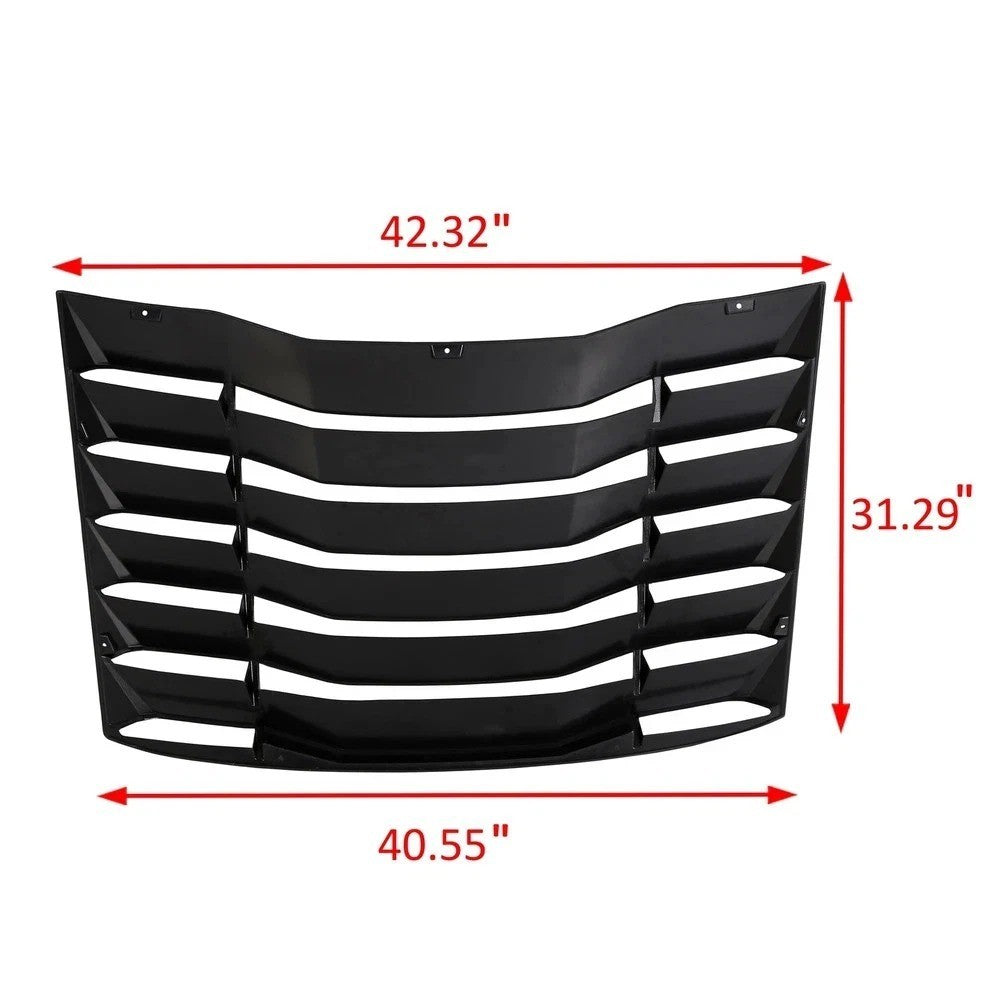 Rear Window Louver Sun Shade Cover for Chevy Chevrolet Camaro 2016 2017-2023