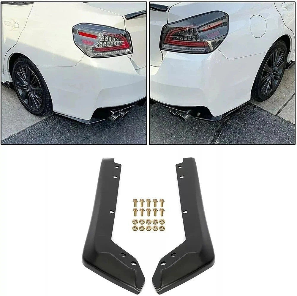 HECASA For 2015-2021 Subaru WRX STI Rear Spat Valance Lip Polyurethane