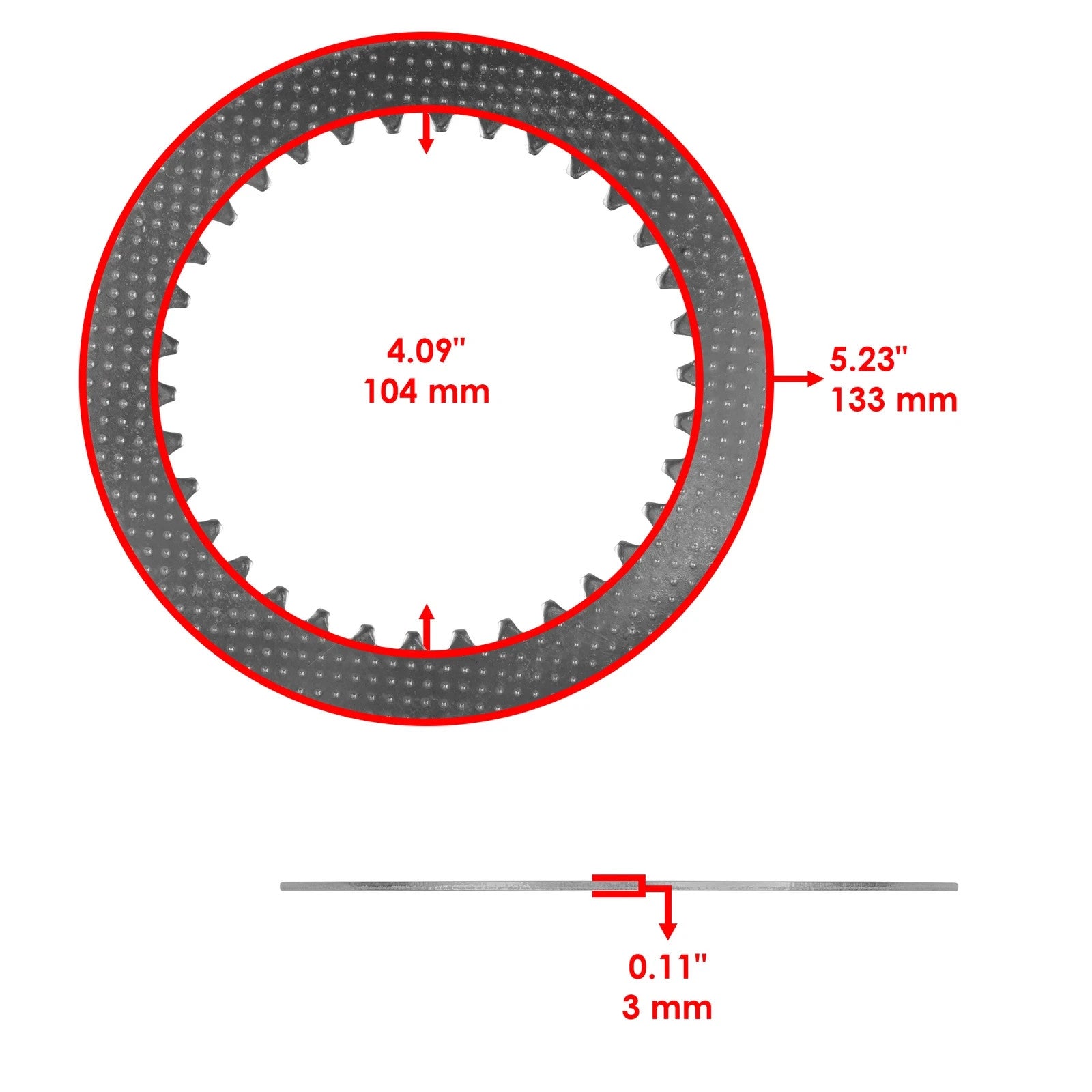 Clutch Friction Plates Gasket Kit for Kawasaki ZX10R ZX-10R Ninja ZX1000 2011-22