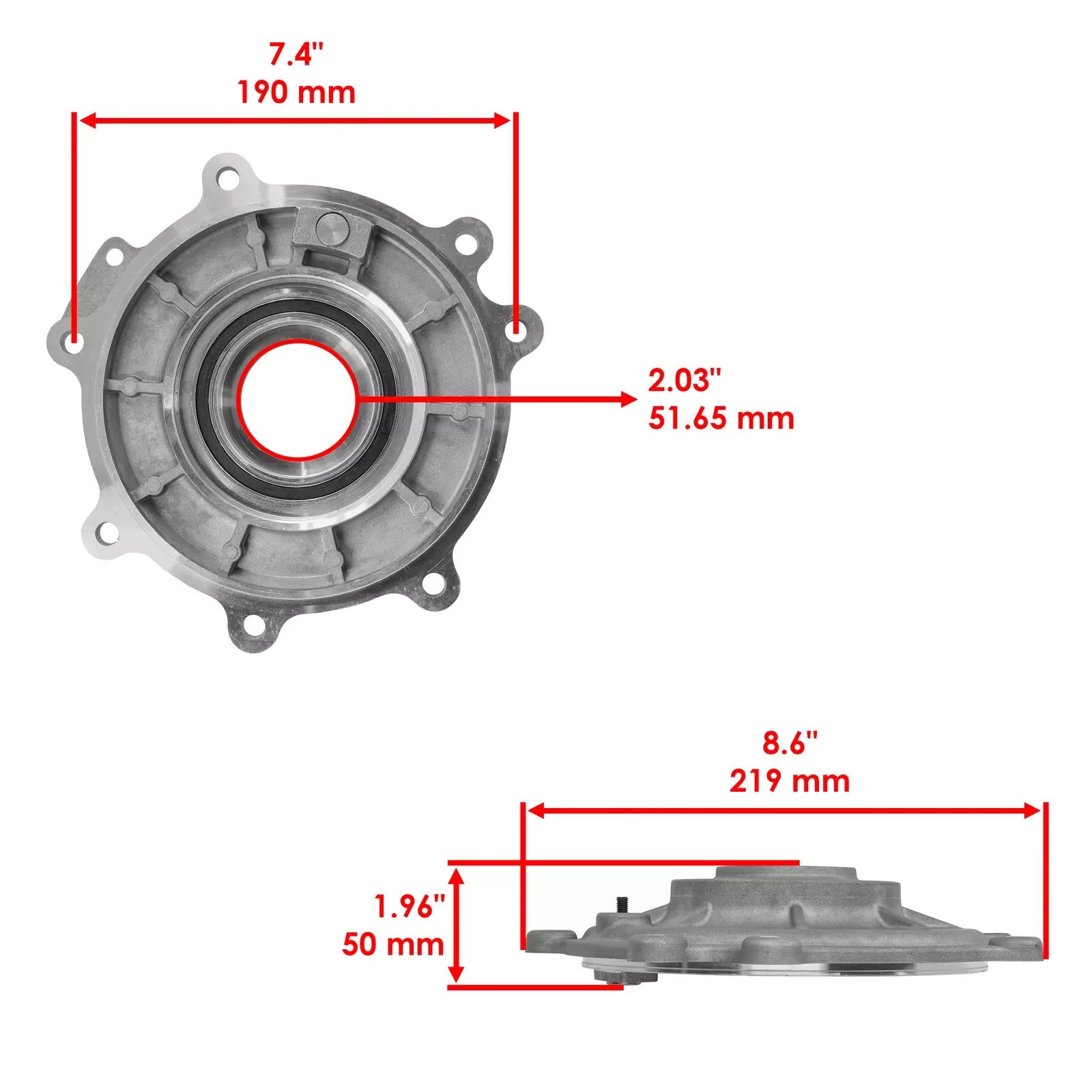 3234159 Front Differential Cover Plate For Polaris Sportsman 400 2004-2005