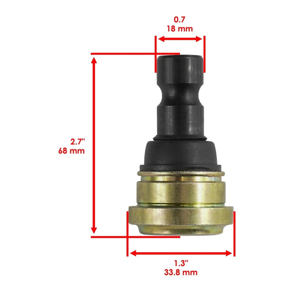 for Polaris RZR XP 1000 2014-2018 4 Front Suspension Lower and Upper Ball Joint
