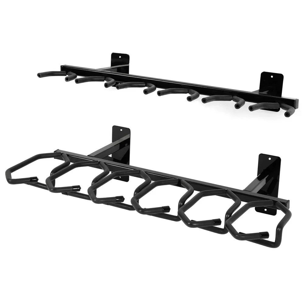 HECASA 6 Gun Rack Vertical For Carbine Hanger Shotgun Hook Wall Mount Display