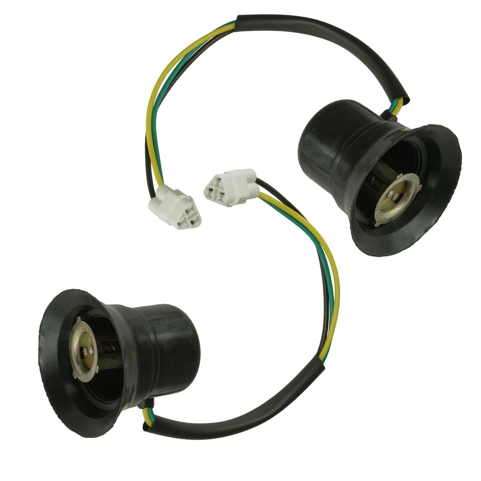 2x Headlight Socket Cord For Yamaha RHINO 450 YXR45FA 4X4 2007-2009